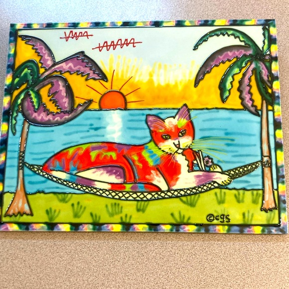 CAT ART -NWOT - Picture 1 of 8